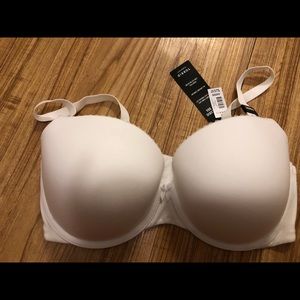 White Demi Bra